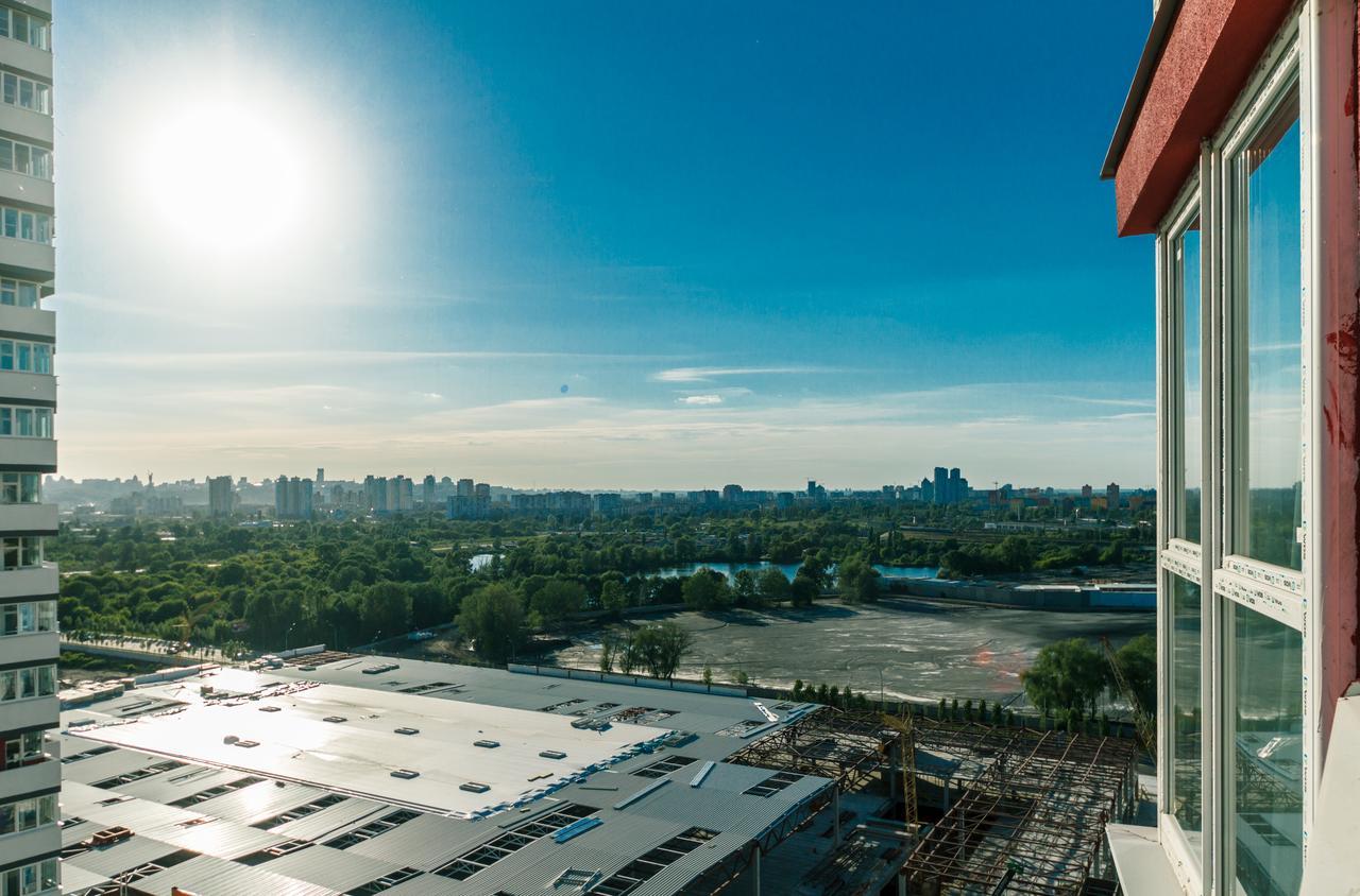 Flatrent Drahomanova 2A Appartement Kiev Buitenkant foto