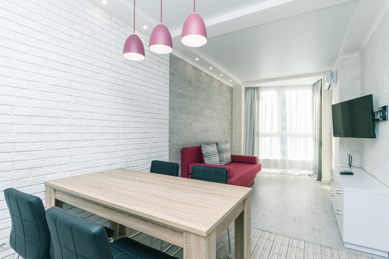 Flatrent Drahomanova 2A Appartement Kiev Buitenkant foto